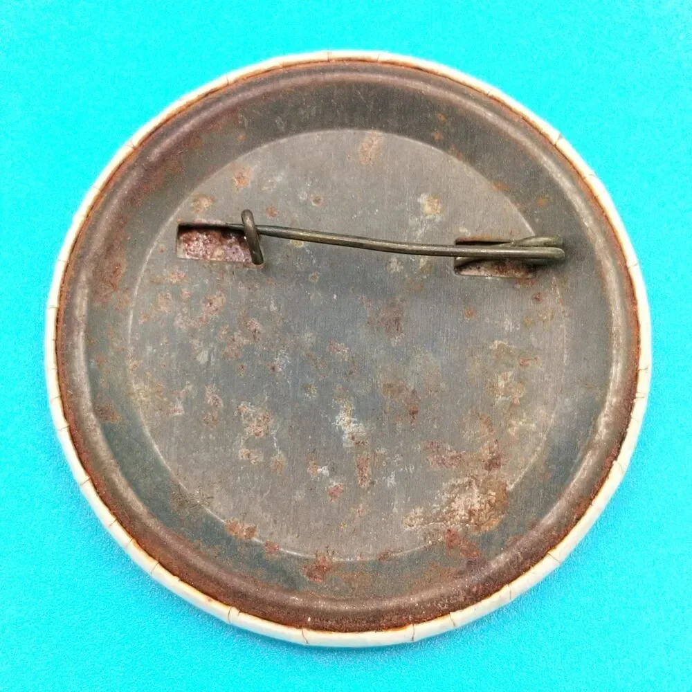 Save Me! Water Conservation Los Angeles Vintage Pin Button Pinback California